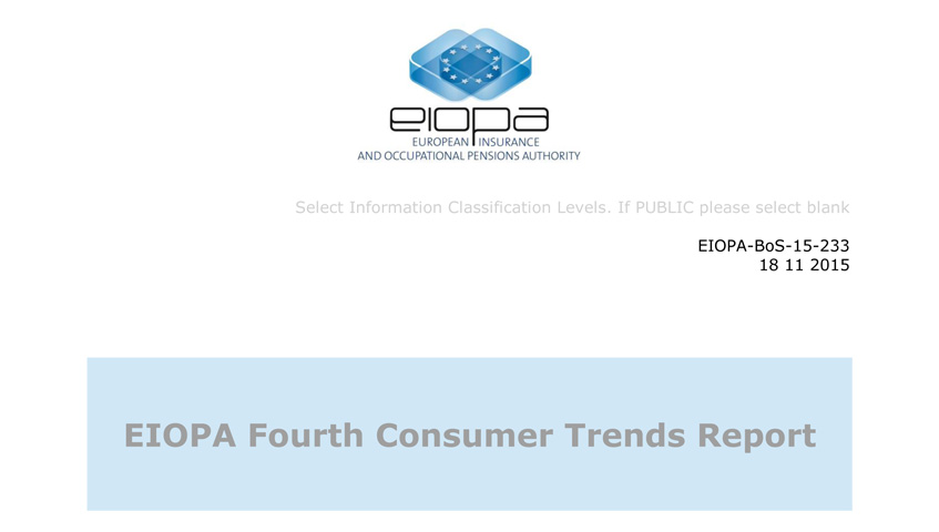 EIOPA analiza las tendencias del consumidor en Europa