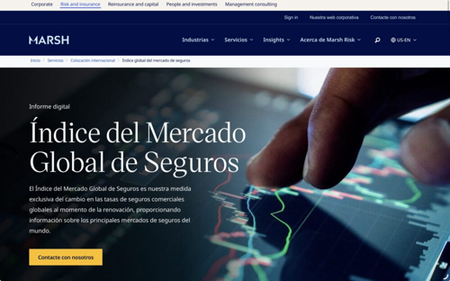 Las tarifas del seguro comercial global caen un 5% y encadenan nueve trimestres de descensos